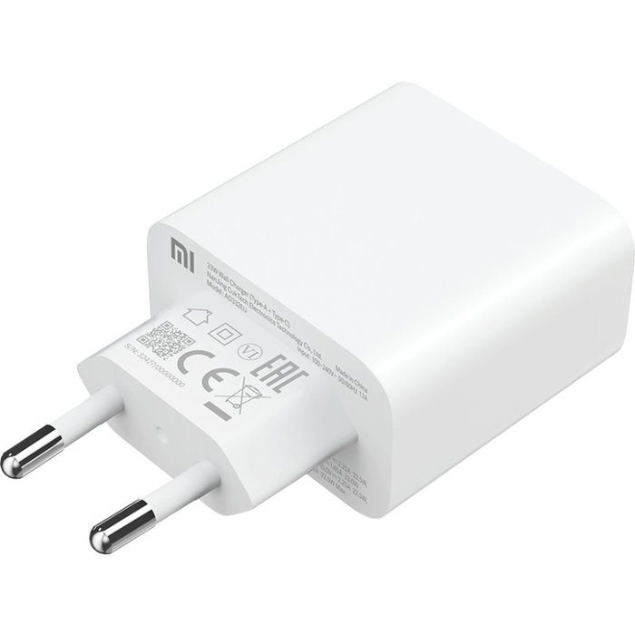 Xiaomi Mi Cargador de Pared 33W Dual USB-C y USB-A Blanco Xiaomi Mi Cargador de Pared 33W Dual USB-C y USB-A Blanco